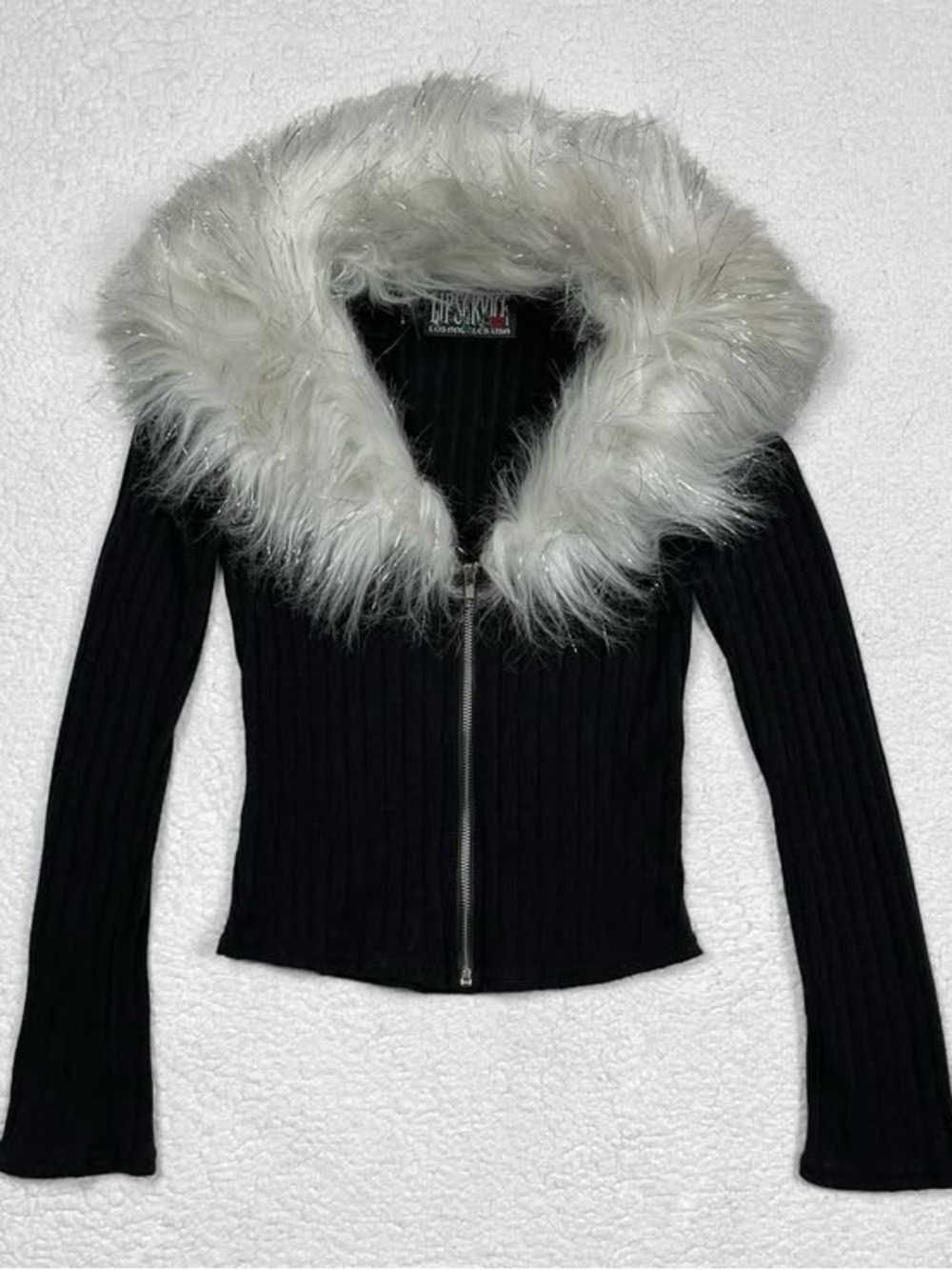 ISO ★ Lip Service Psychoic Fur Zip-Up